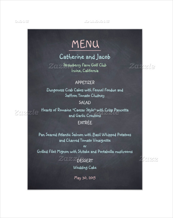 Chalkboard Menu Template 36+ Free PSD, EPS Format Download! Free