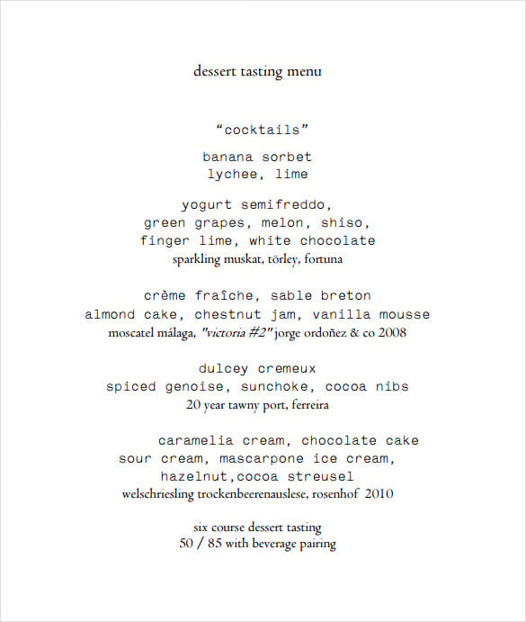 providence-dessert-menu-template