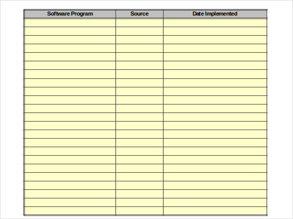 20+ Simple Inventory Templates – Sample, Example, Format Download