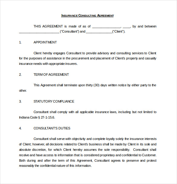 19+ Consulting Agreement Templates - Docs, Pages