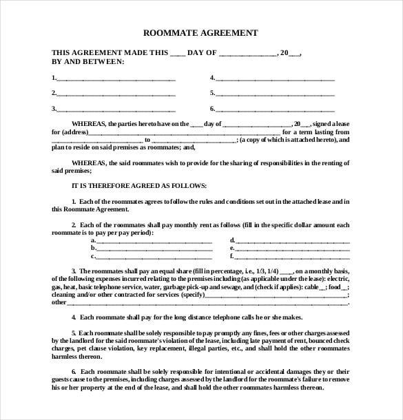 roommate-contract-agreement-form