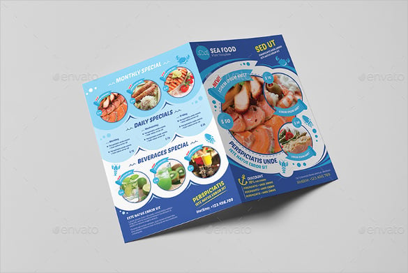 sea food restaurant menu