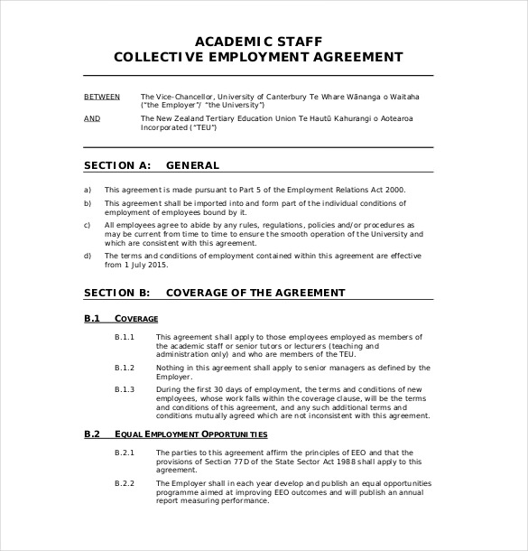 35+ Employment Agreement Templates – Word, PDF Format Download