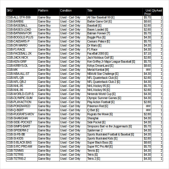 21+ Warehouse Inventory Templates – Sample, Example, Format Download ...