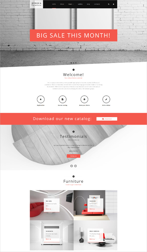 21+ Furniture Blog Themes & Templates