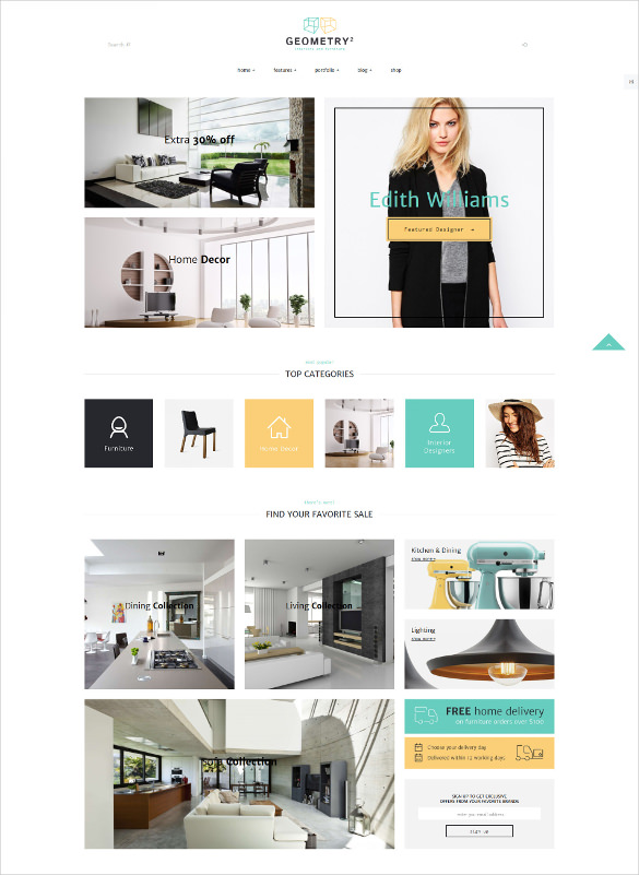 21+ Furniture Blog Themes & Templates