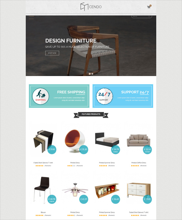 21+ Furniture Blog Themes & Templates