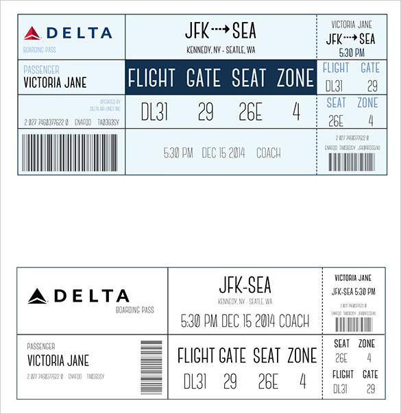 Airplane Boarding Pass Template from images.template.net