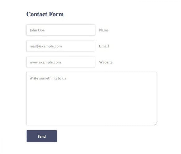php contact form create forms using html php