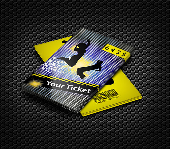 awesome ticket design download