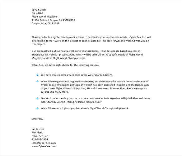 business letter pdf free download