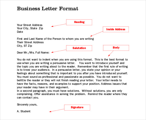 50+ Business Letter Templates -PDF, DOC
