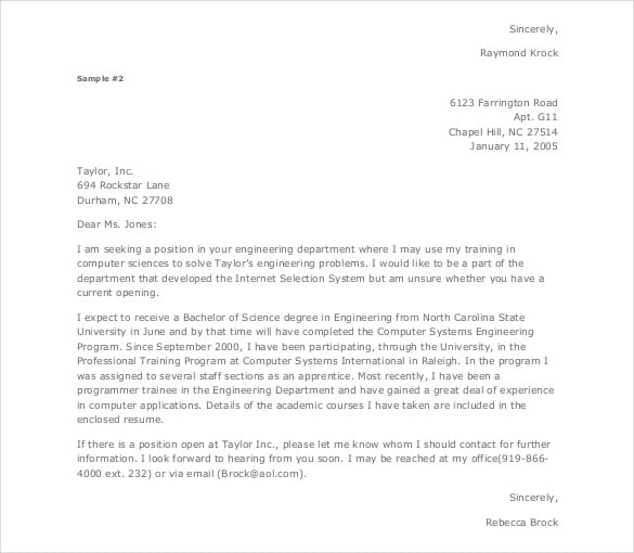 business letter pdf format free download template