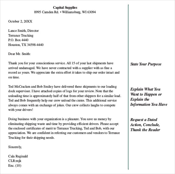business letters for busy people free pdf template