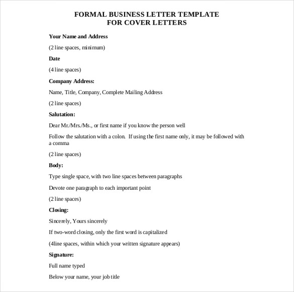 50+ Business Letter Templates -PDF, DOC
