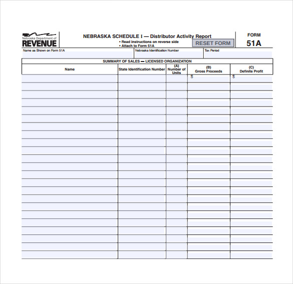 sales report template revenue excel Excel,  Report 19  Templates Word,  Activity PDF Sales