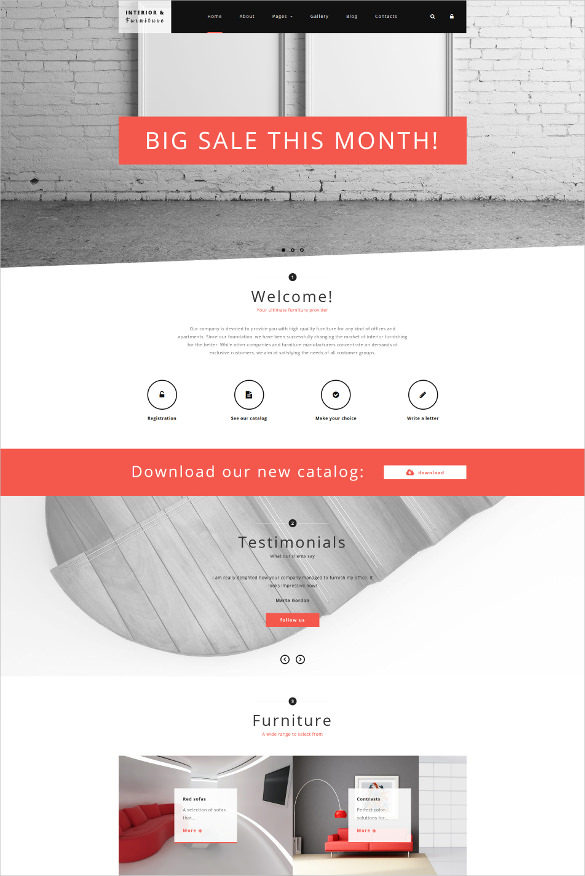 19+ Furniture Bootstrap Themes & Templates