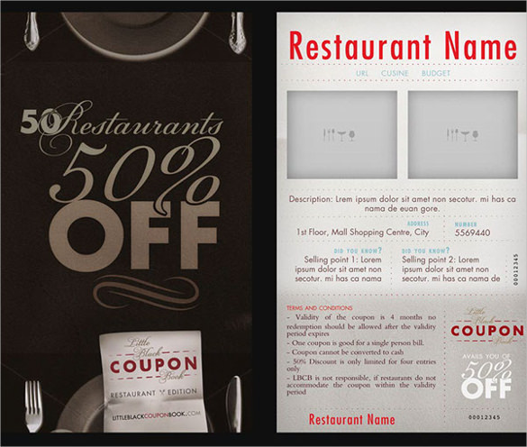 little sample coupon book template