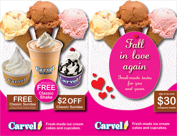 carvel sample coupon book template