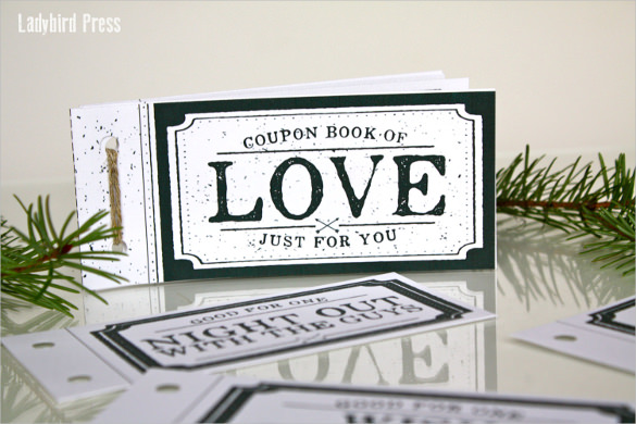 love sample coupon book template