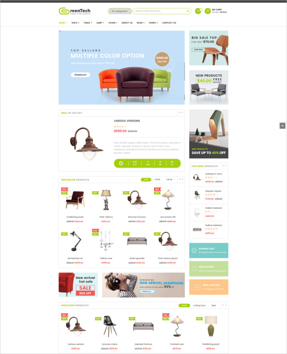 19+ Furniture Bootstrap Themes & Templates | Free & Premium Templates