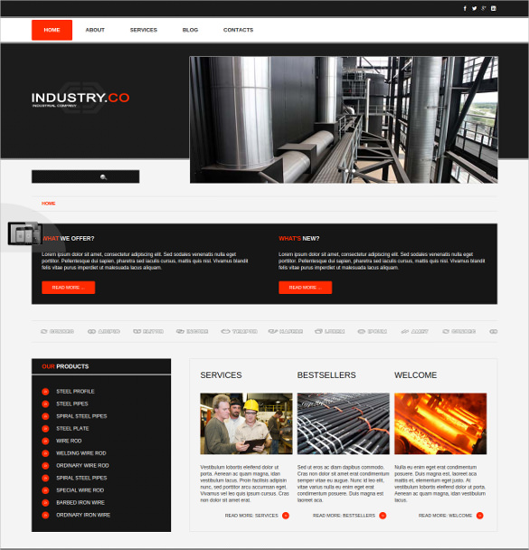 19+ Furniture Bootstrap Themes & Templates