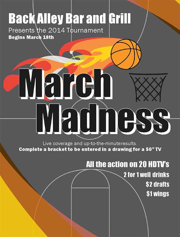 March Madness Flyer Template