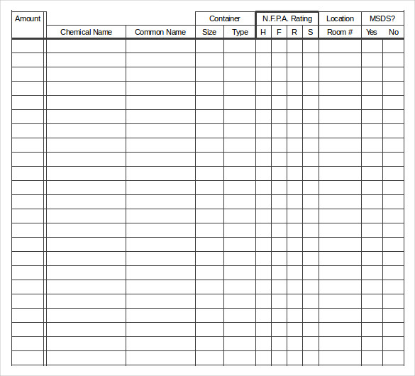 chemical-inventory-template-excel