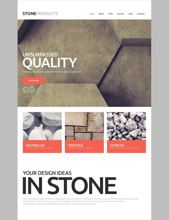 flooring furniture products website template