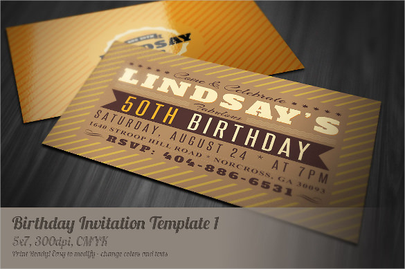 clean invitation card template