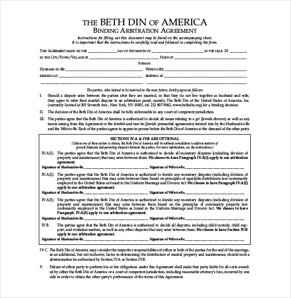 Prenuptial Agreement Florida Sample Classles Democracy