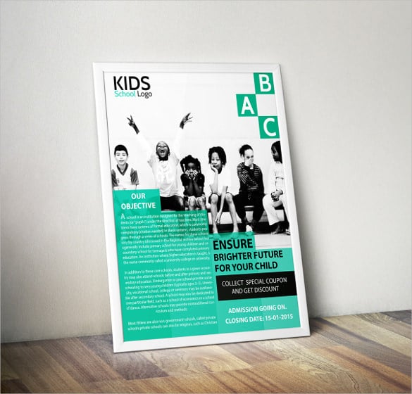 daycare flyer template templates designed psd ai eps vector format