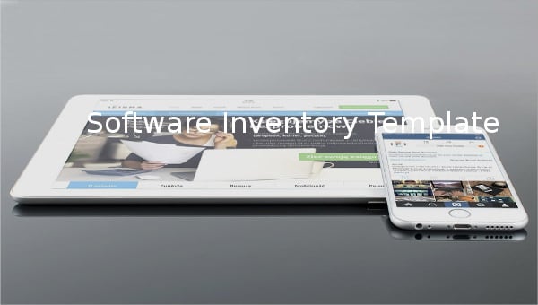 software inventory template