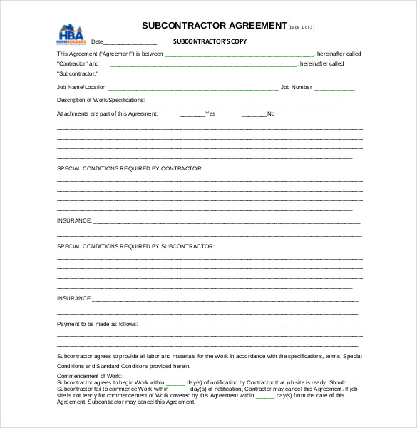 8-subcontractor-agreement-templates-word-pdf-pages-free