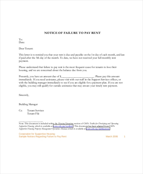 final notice overdue invoice letter