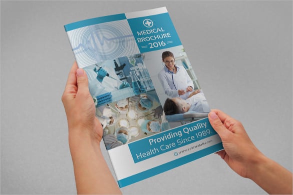 patient care medical brochure template