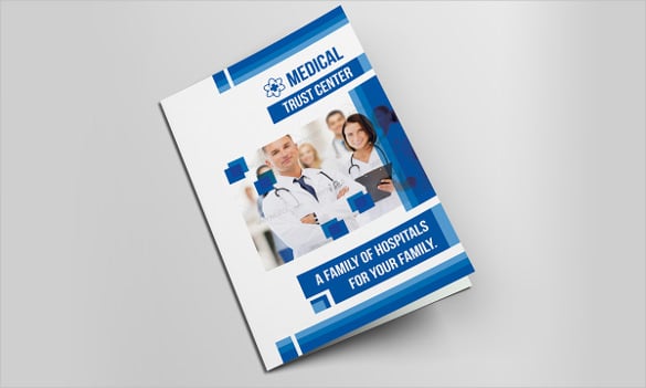print medical brochure template