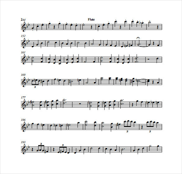 13 Music Sheet Templates Word Apple Pages Google Docs PDF