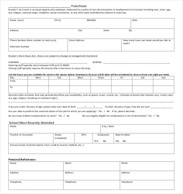 application for employement pdf format11