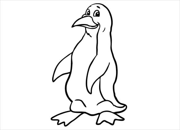 funny penguin template