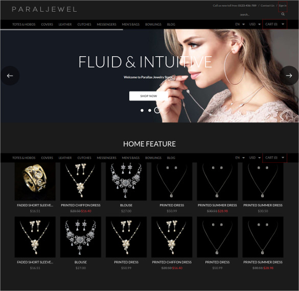 13+ Jewelry Bootstrap Themes & Templates