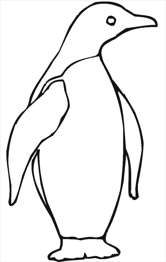 simple penguin template