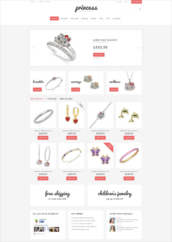 13+ Jewelry Bootstrap Themes & Templates