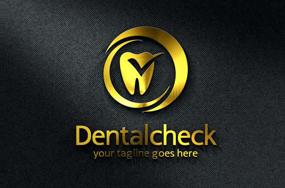 dental check logo template