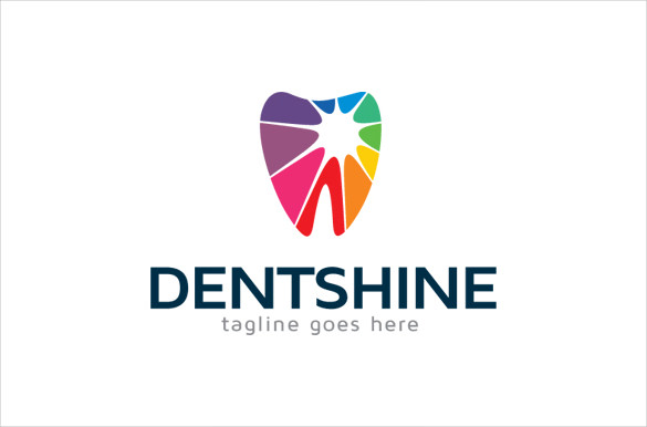 color dental logo template