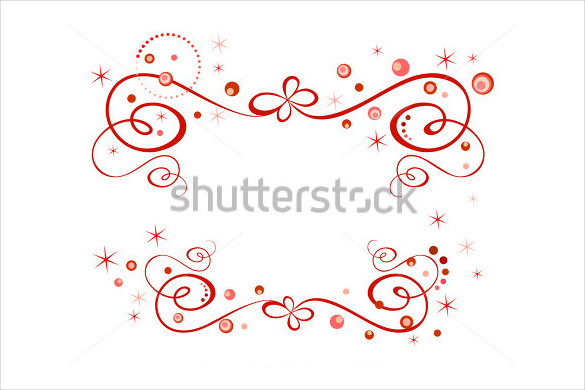 beautiful-red-holiday-border-template