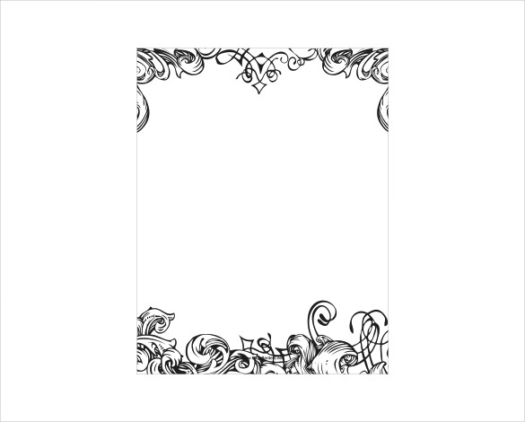 holiday page border template