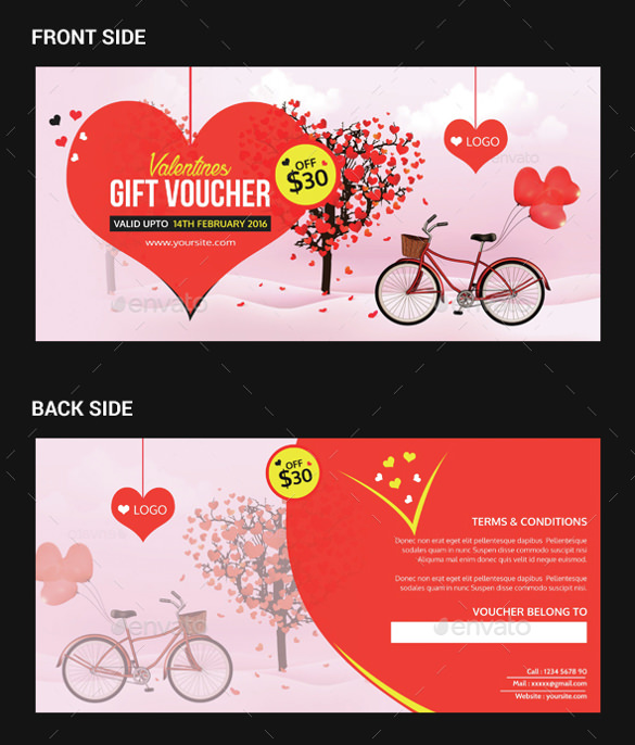 beautiful love coupon template download