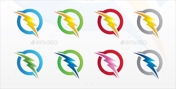 bold electrical logo template