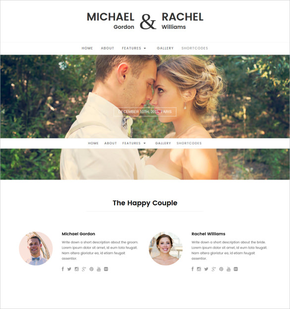 38+ Wedding WordPress Themes & Templates for Wedding Agency, Planners ...